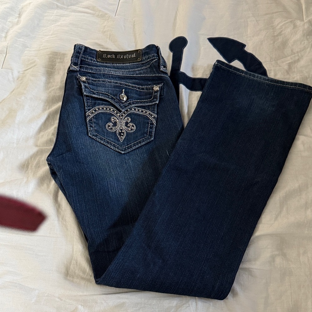 Rock Revival Indigo Boot Cut Jeans